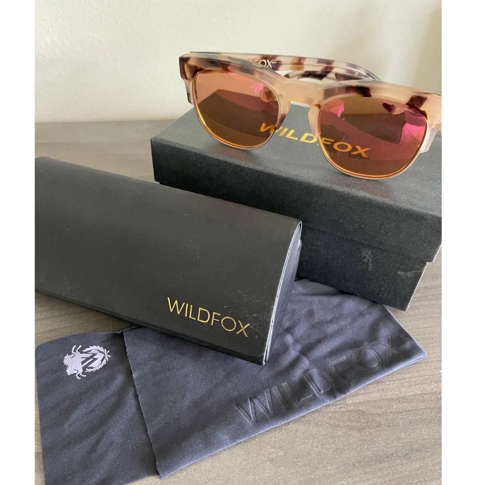 Wild fox 'Club Fox' 52mm Sunglasses - Picture 3 of 11